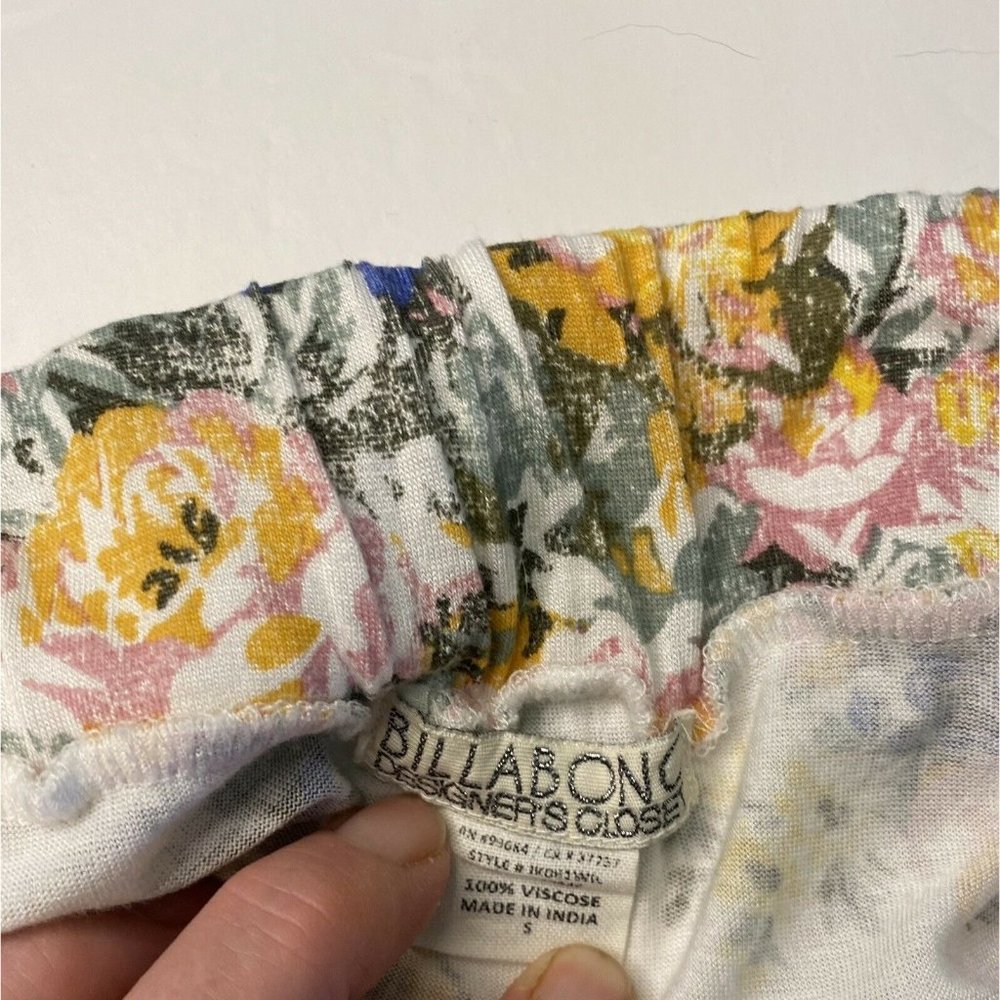 Billabong Women High-Low Floral Maxi Skirt Sz S Viscose - Picture 7 of 9